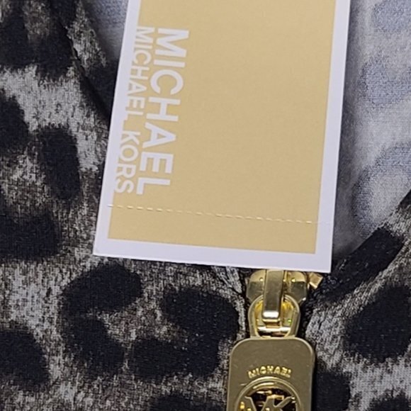 NEW MICHAEL Michael Kors Cheetah Print Blouse Top - Picture 6 of 6